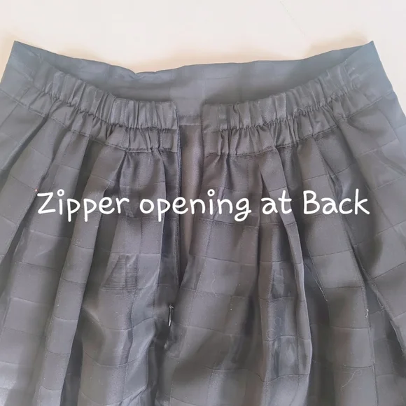 🍋2 for $20🍋Black Organza skirt Small - Picture 6 of 8